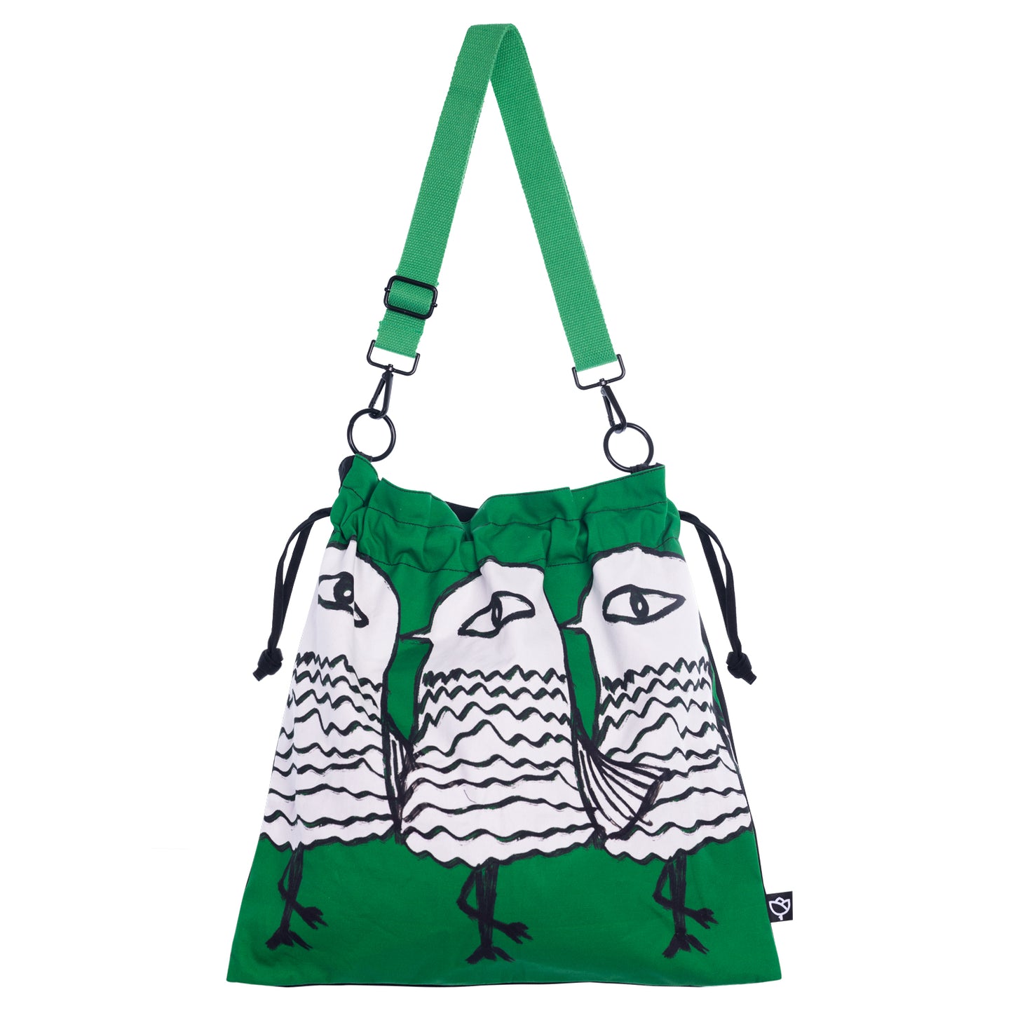 【heyhokiii】Owl Print Canvas Bag: Where Mystique Meets Practicality