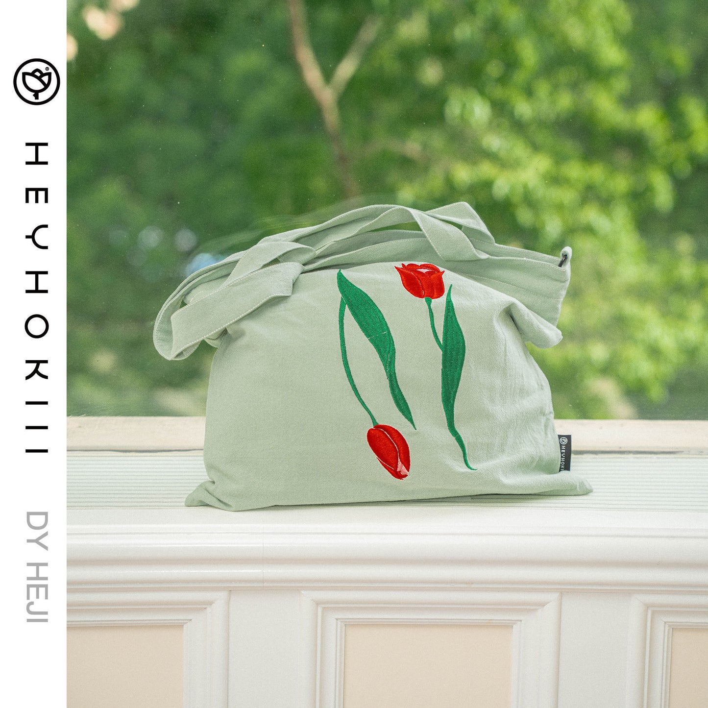 【heyhokiii】Rose Embroidery Bag: A 3D Floral Fantasy in Every Stitch
