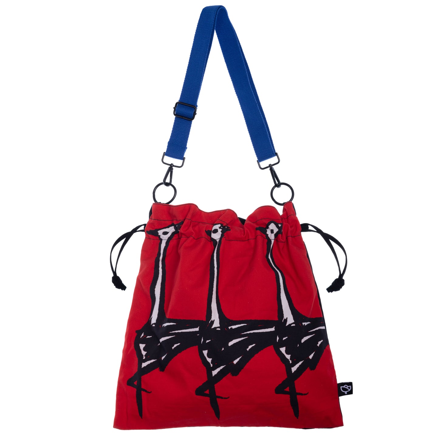 【heyhokiii】Flamingo Print Canvas Bag: A Vivid Blend of Art and Style