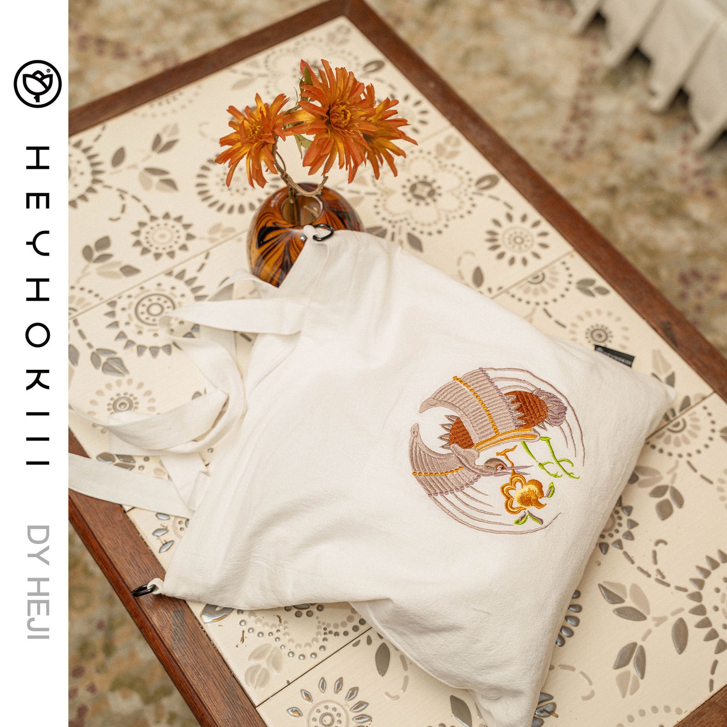 【heyhokiii】Timeless Ming-Qing Inspired Crane Embroidered Bag: Where Heritage Meets Modern Chic